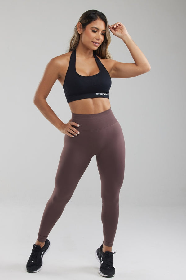Soft Purple Grey Scrunch Butt Leggings – innovawear