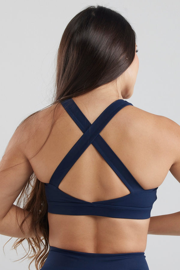 NAVY SPORTS BRA - ORIGIN COLLECTION