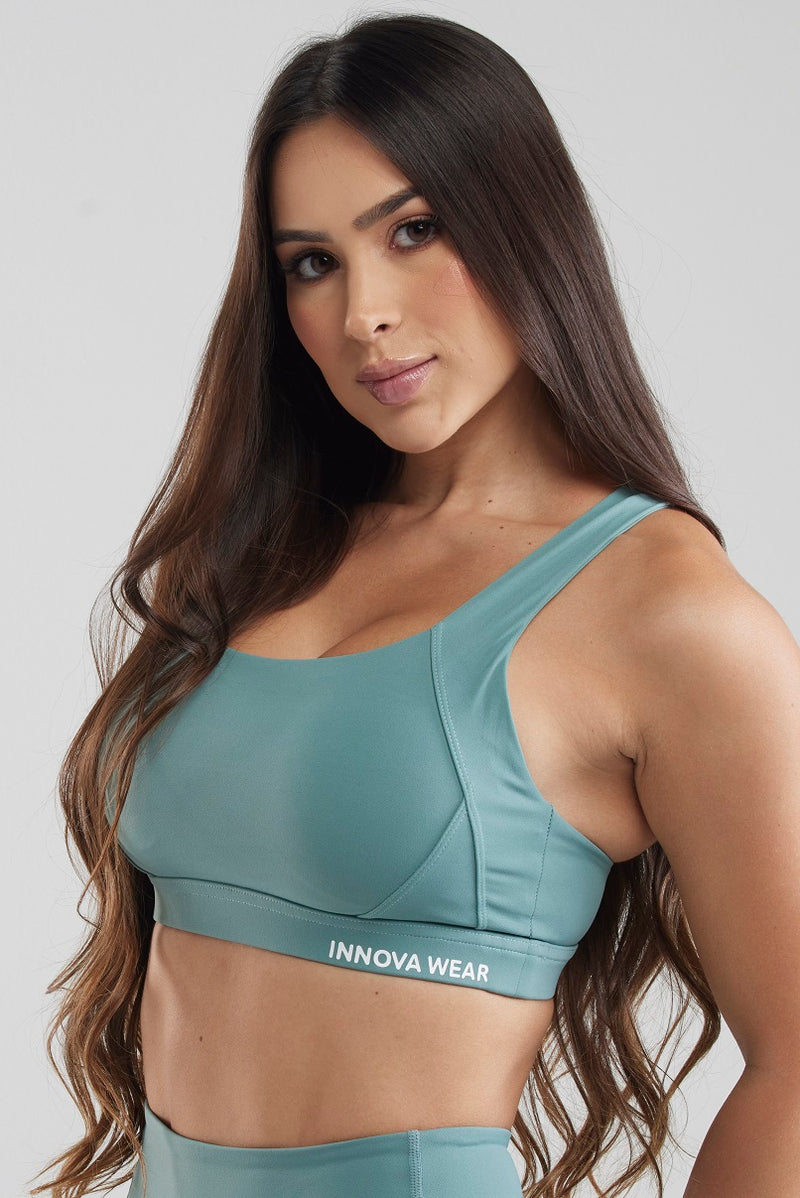 TEAL SPORTS BRA - ORIGIN COLLECTION