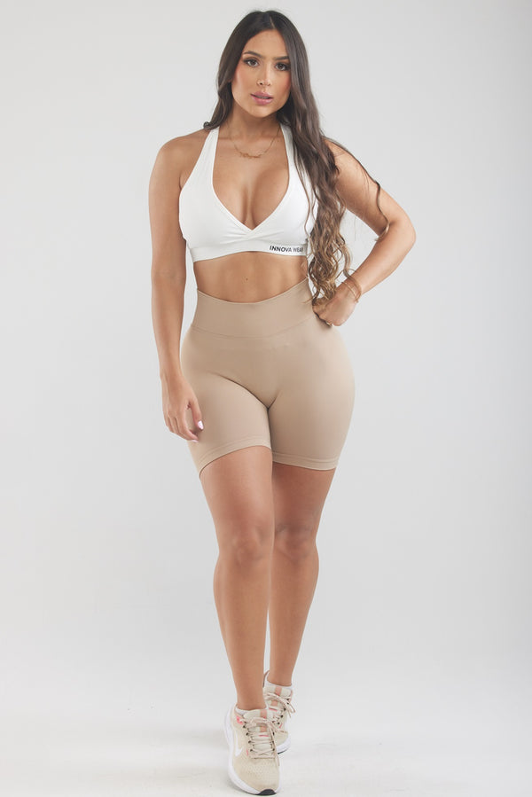 SOLID Nude Scrunch Butt Sculpting Shorts