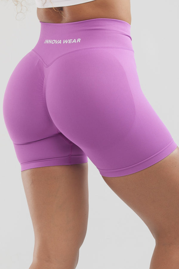 Legging sans couture léopard lilas