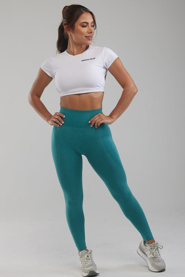 Green Seamless Leggings